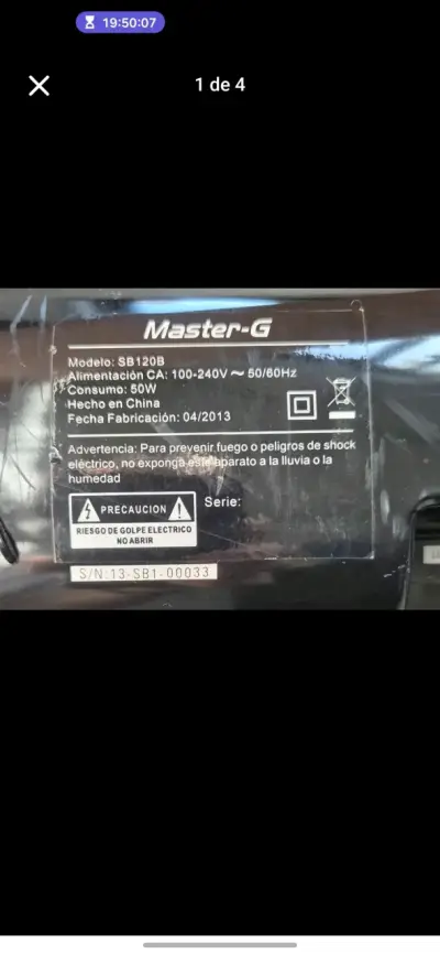 Barra de sonido MASTER G Bluetooth negra - miniatura 4