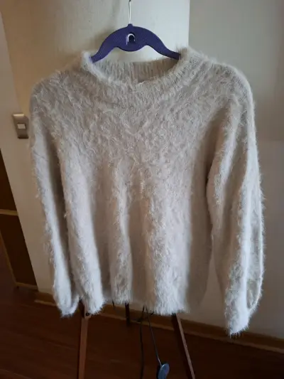Suéter beige afelpado - miniatura 1
