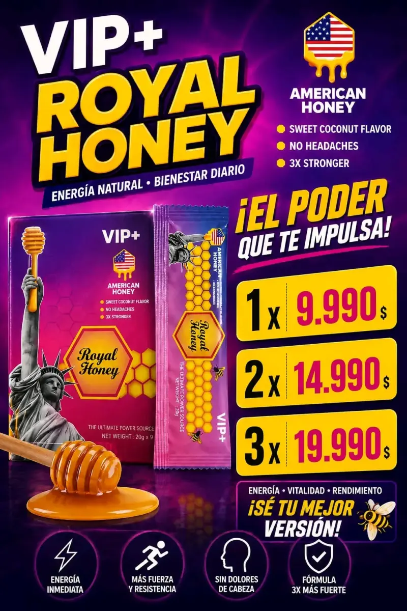 Royal Honey VIP+ Energía Natural - 1