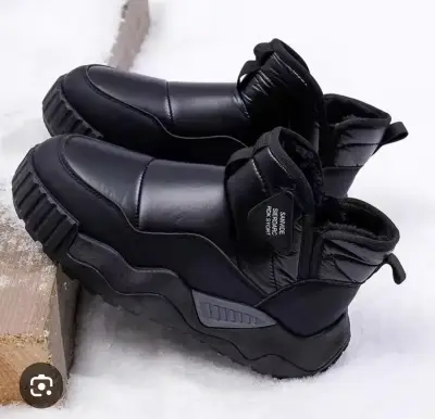 Botines negros térmicos impermeables - miniatura 3