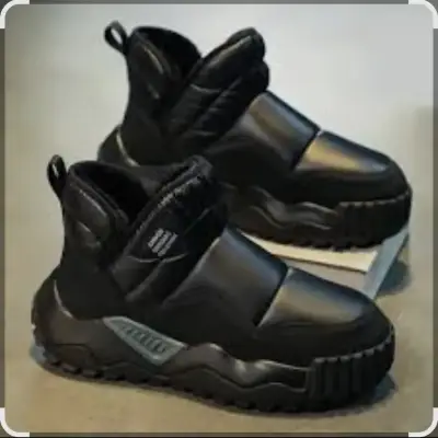Botines negros térmicos impermeables - miniatura 4
