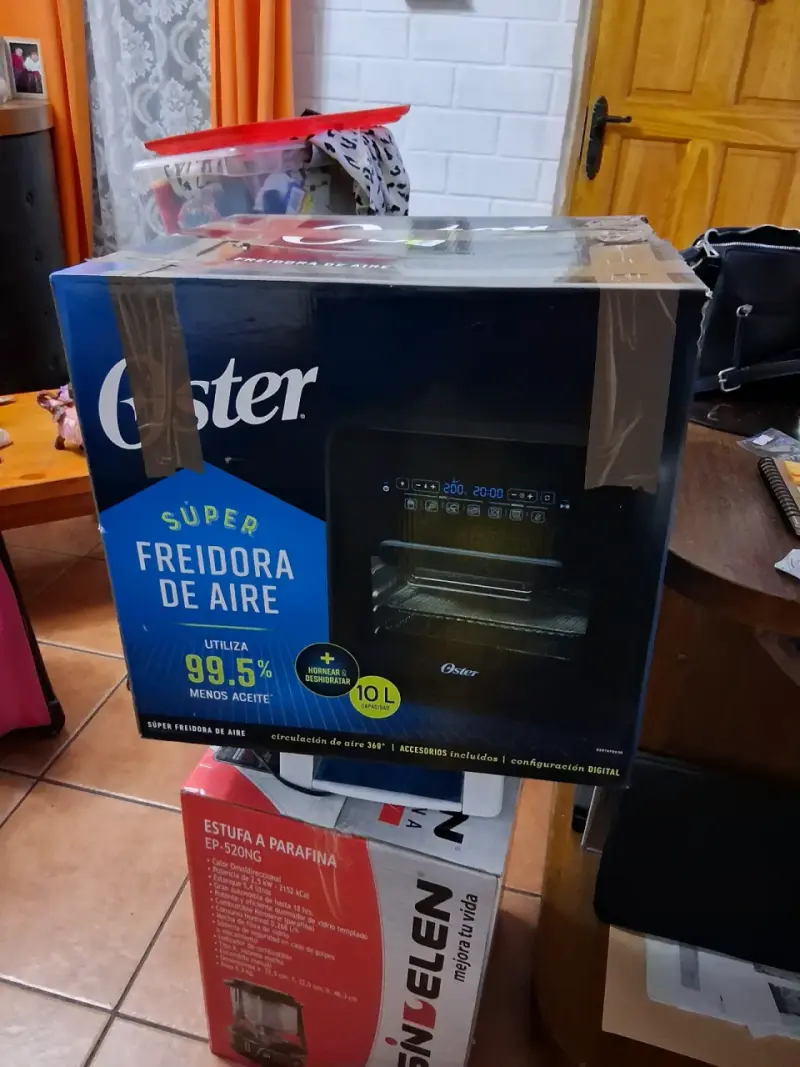 Horno freidora de aire negro - 2