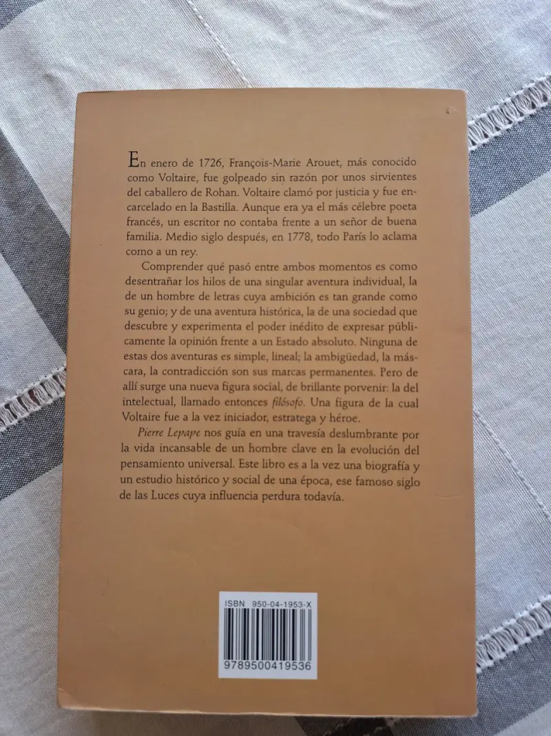 Libro Pierre Lepape Voltaire - 2