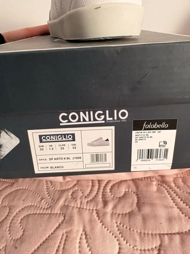 Zapatillas Coniglio blancas niño - 1