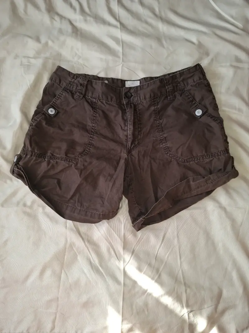 Shorts café para mujer - 1