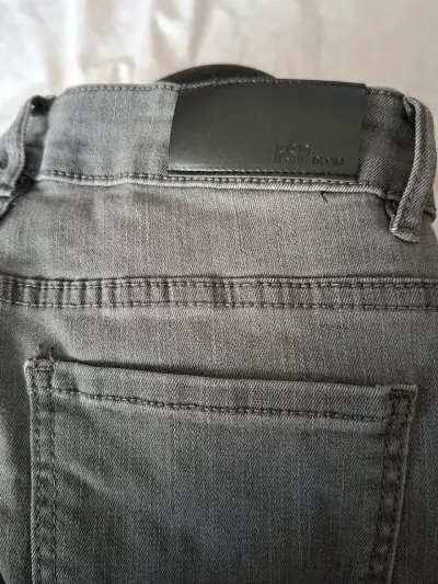Pantalones flare grises - miniatura 2