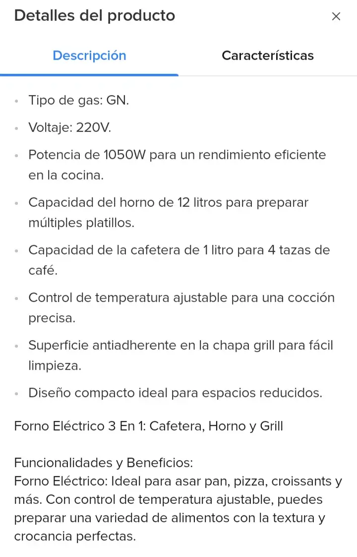 Máquina desayuno 3 en 1 roja - 5