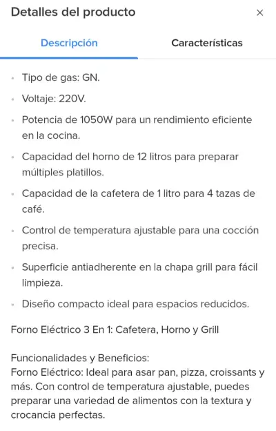 Máquina desayuno 3 en 1 roja - miniatura 5