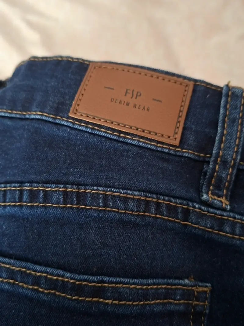Jeans flare azul oscuro - 2