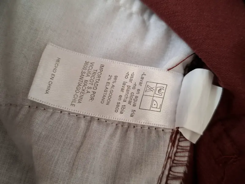 Pantalones acampanados burdeos - 3