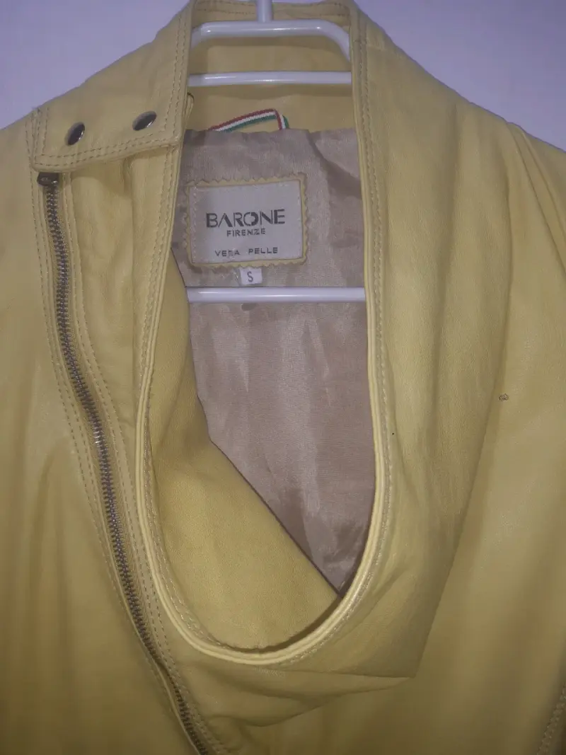 Chaqueta cuero amarillo - 2