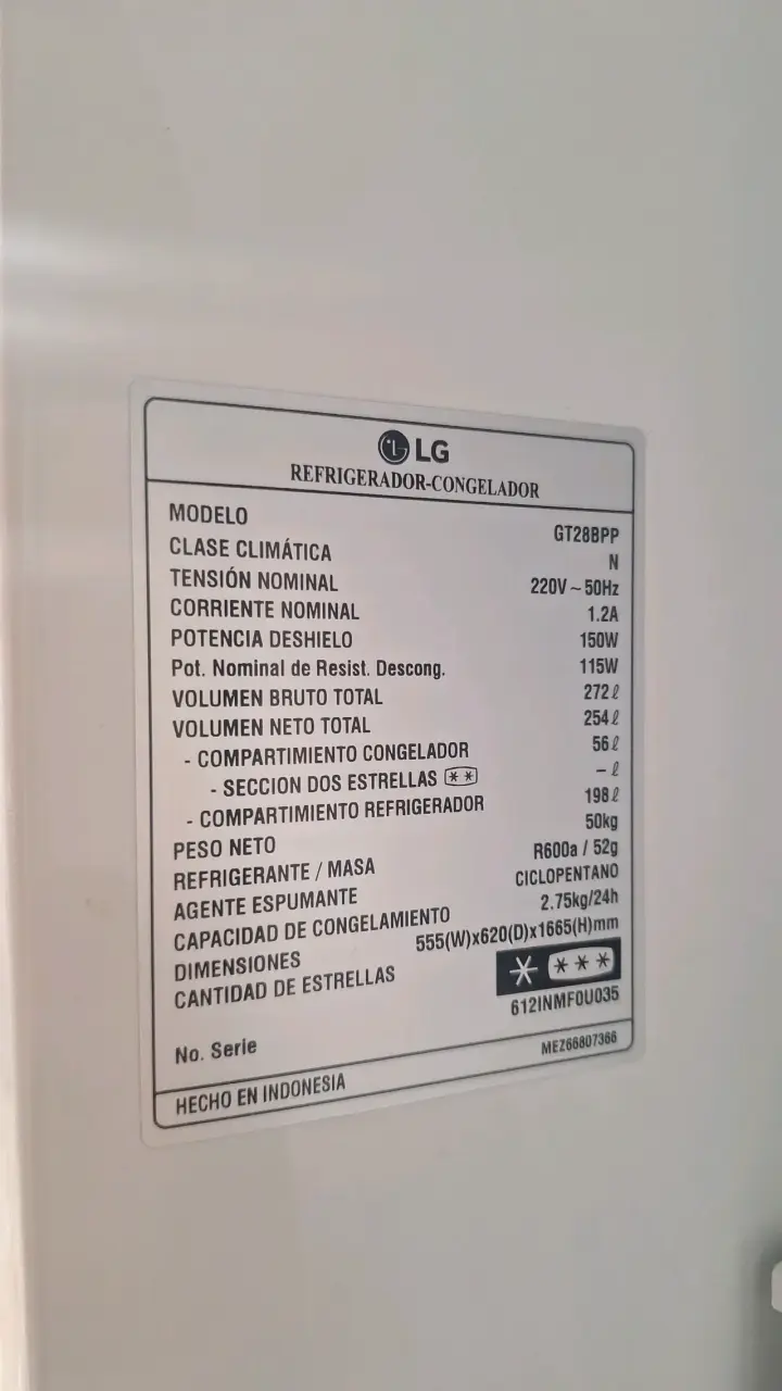 Refrigerador marca LG - 5