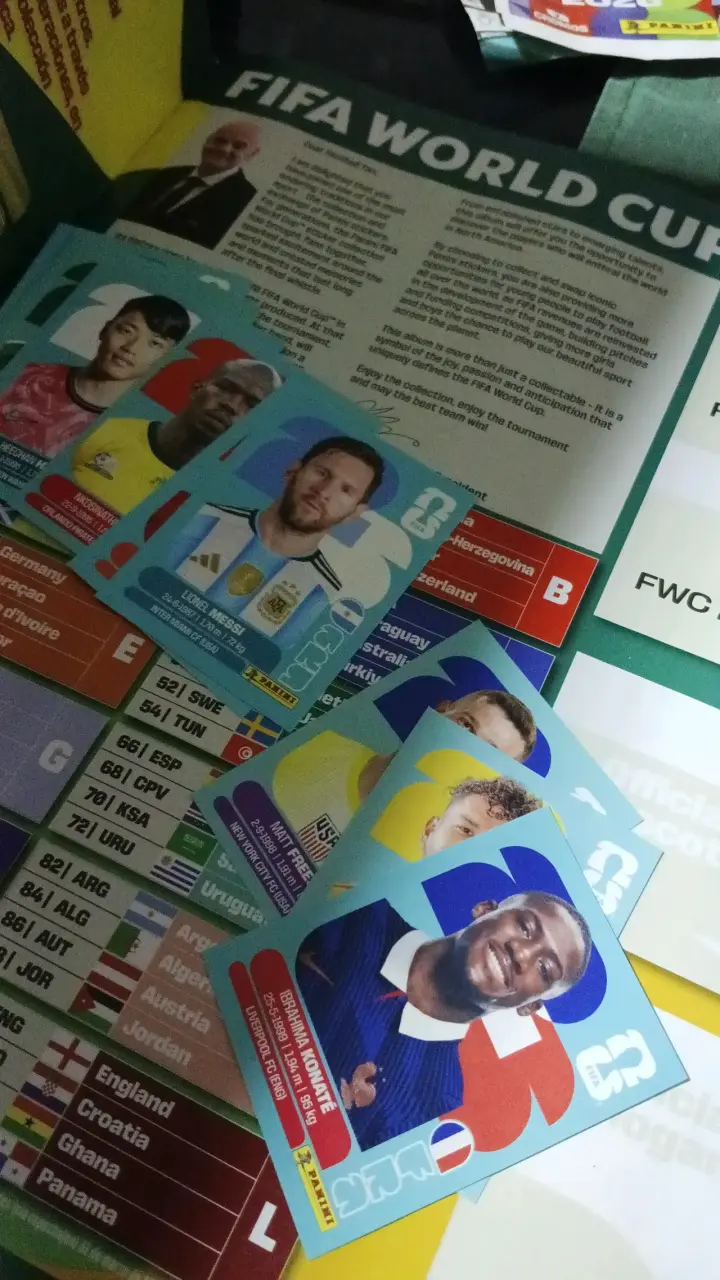 Album y Sobres de laminas FIFA World Cup 2026