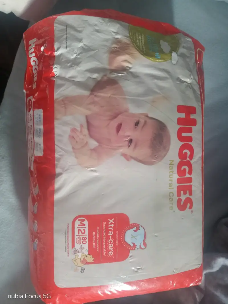 Pañales Huggies Natural Care M