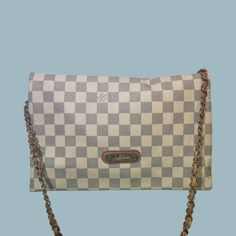 Cartera de cadena a cuadros - 2