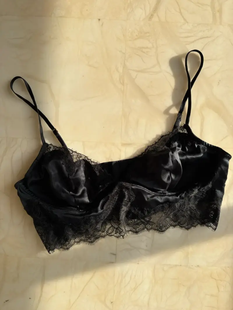 Brasier negro de encaje - 1