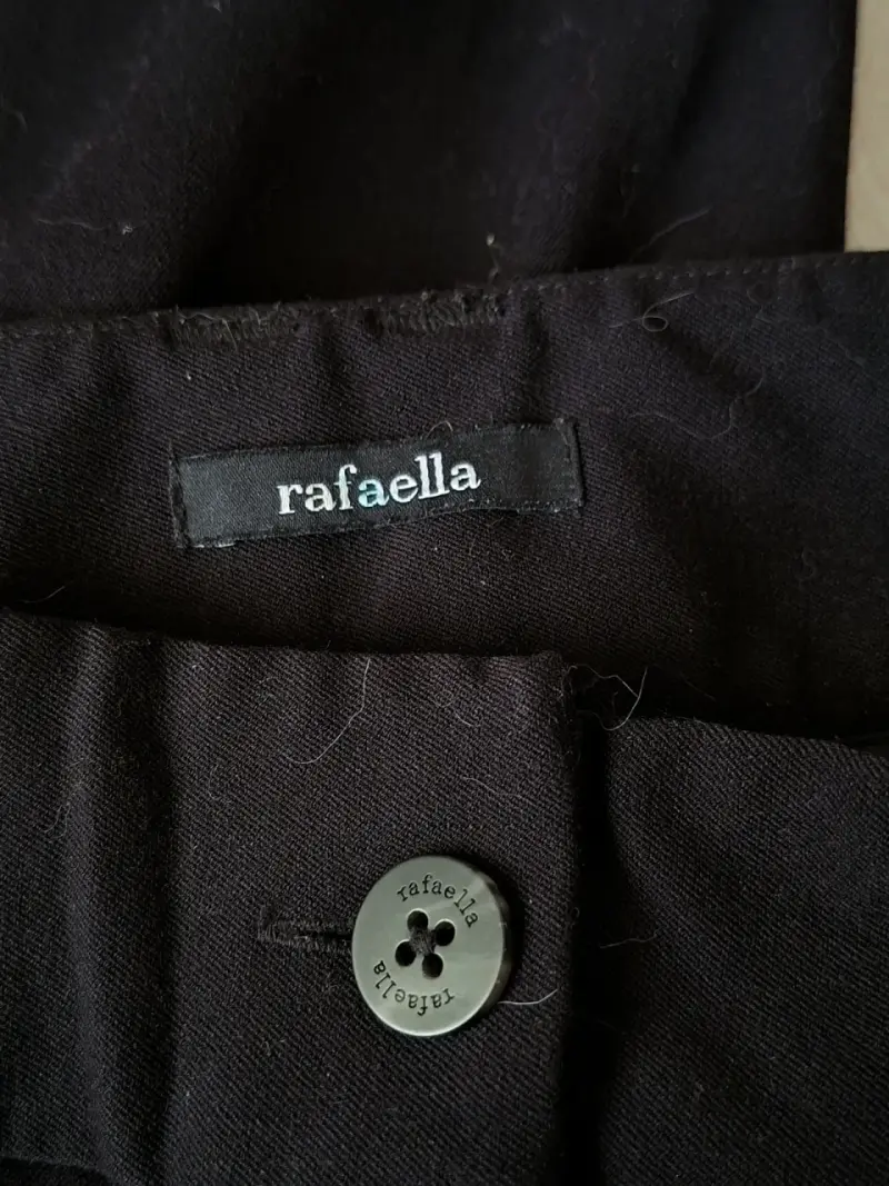 Pantalones negros tela - 2