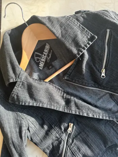 Chaqueta de mezclilla negra - miniatura 5
