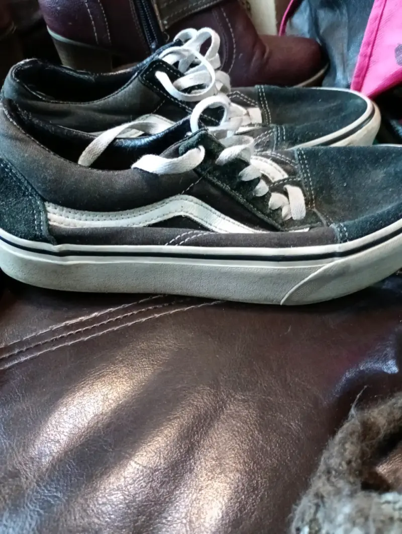 Zapatillas negras de lona vans - 3