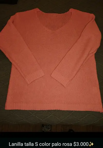 Suéter beige de punto talla M - miniatura 6