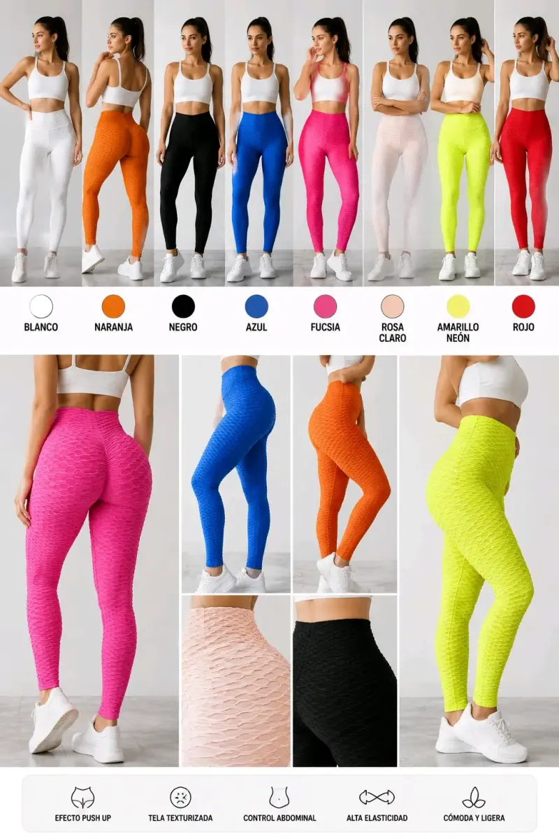 Calzas Texturizadas, Push up
