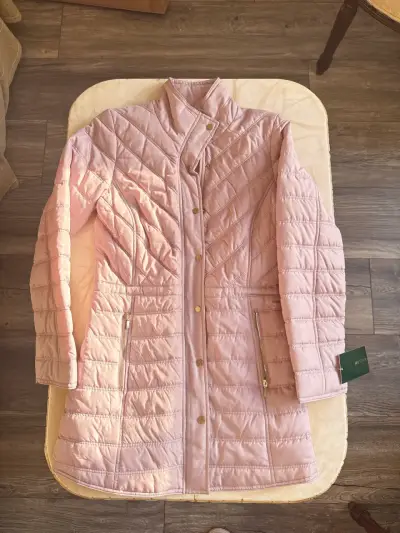 Chaqueta acolchada rosada mujer - miniatura 2