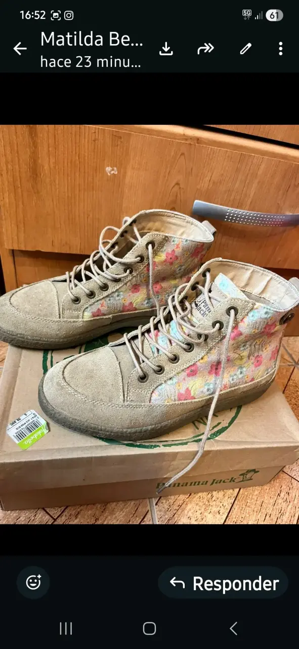 Botines florales Panama Jack - 1