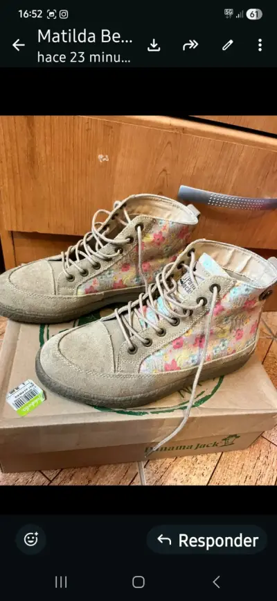 Botines florales Panama Jack - miniatura 1