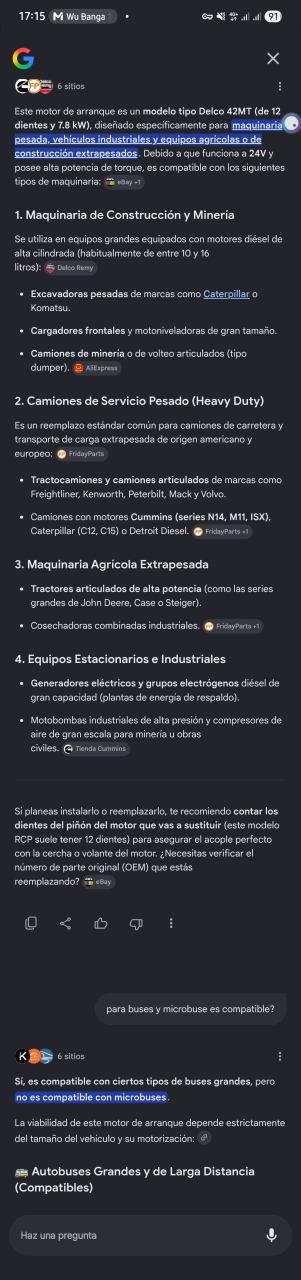 Motor de arranque de 24 volt, 12 dientes. - 3