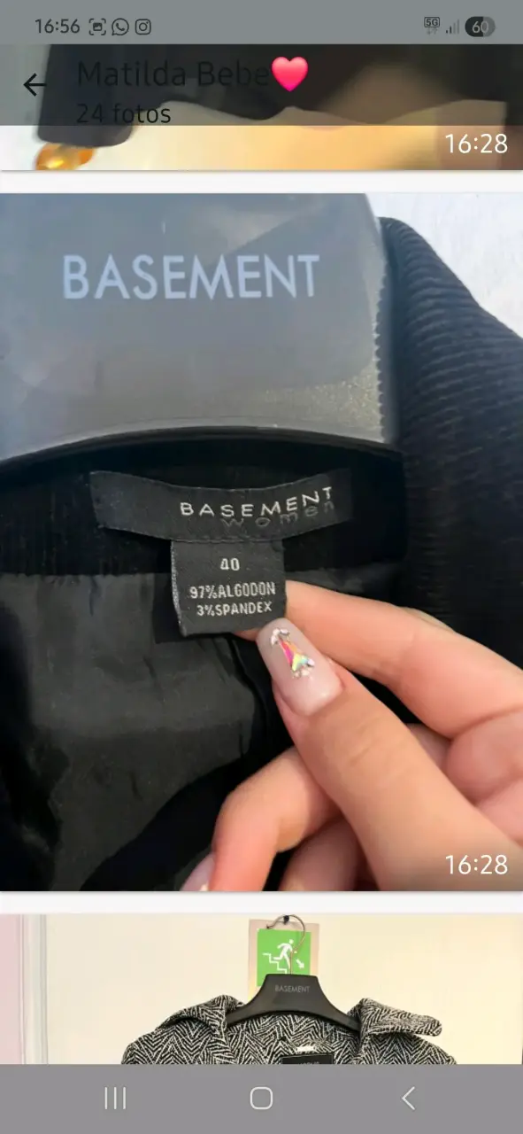 Blazer negro de pana Basement - 2