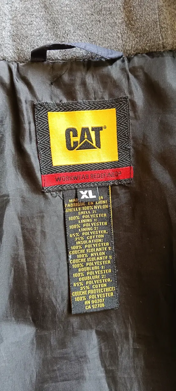Chaqueta CAT XL negra - 1