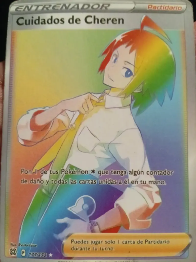 Carta Pokémon Entrenador Cheren - 1