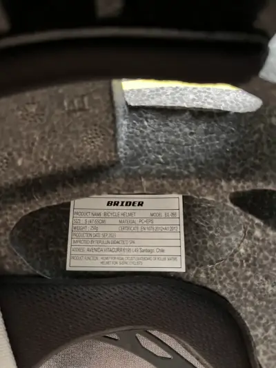 Casco amarillo de ciclismo brider para niños - miniatura 4