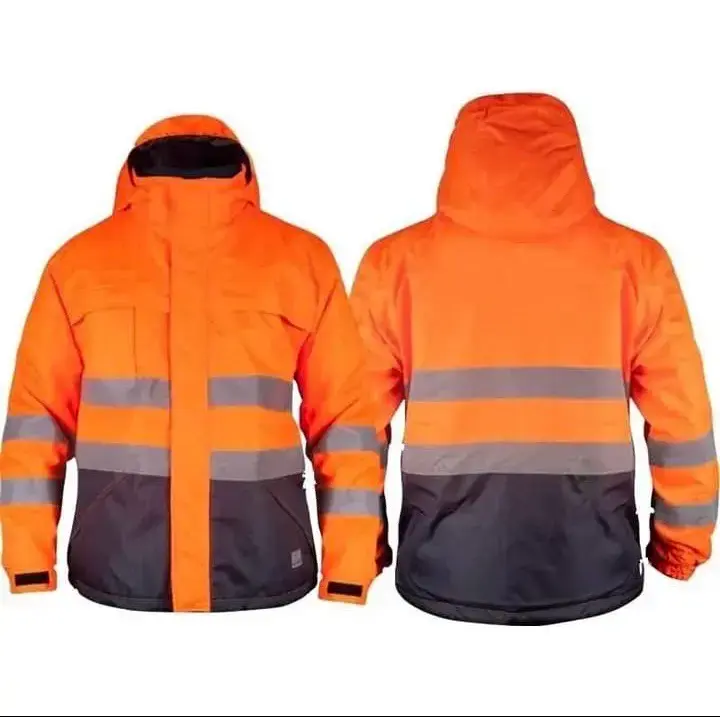 Chaqueta y pantalón alta visibilidad naranja - 1
