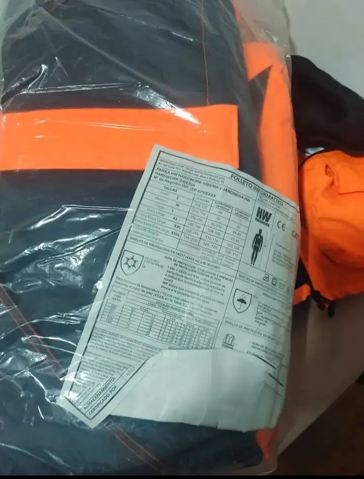 Chaqueta y pantalón alta visibilidad naranja - 2