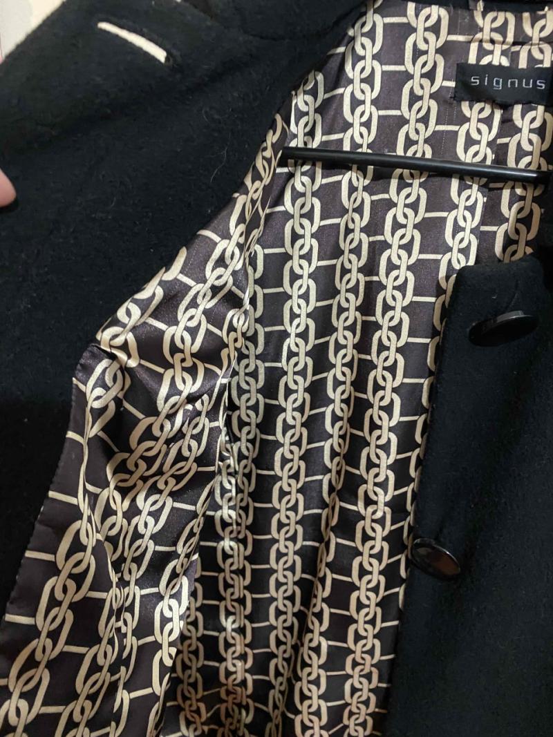 Abrigo negro elegante - 2