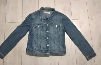 Chaqueta de mezclilla azul - miniatura 1
