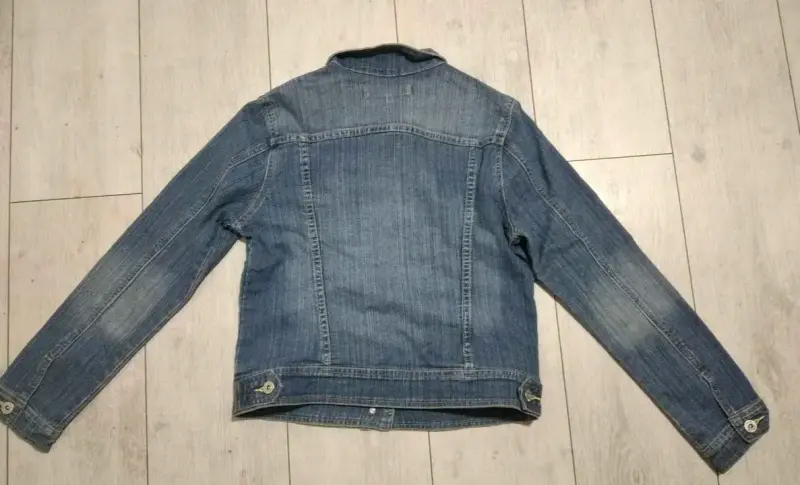 Chaqueta de mezclilla azul - 3