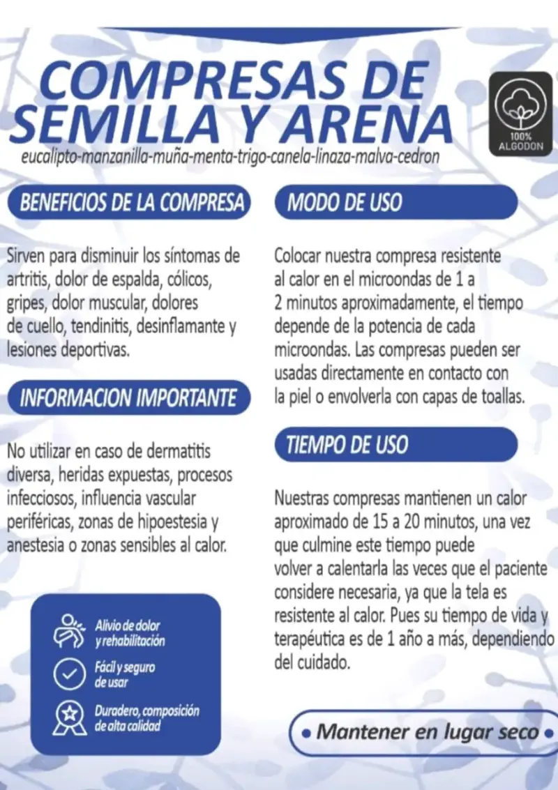 Kit de compresas terapéuticas - 2