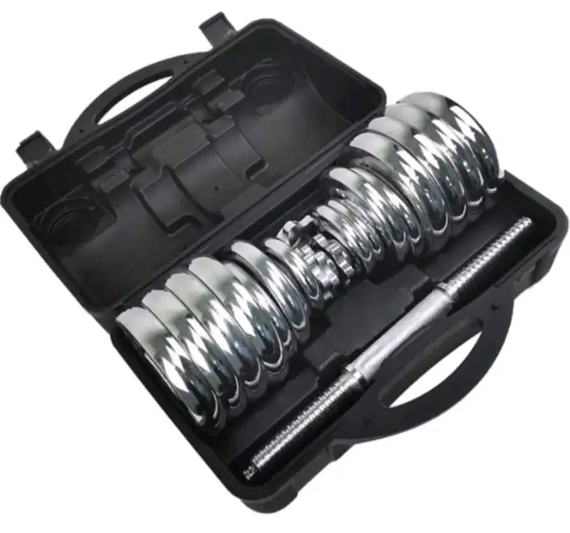 Set de pesas ajustables con estuche - 1
