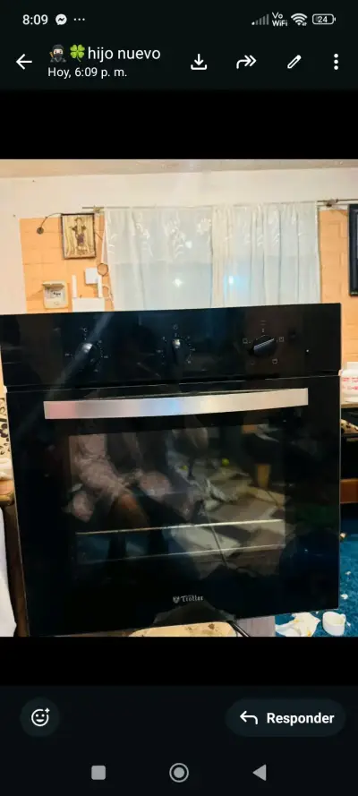 Horno empotrable Trotter negro - miniatura 2