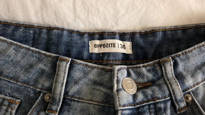 Shorts/Bermudas jeans rotos azul - 2