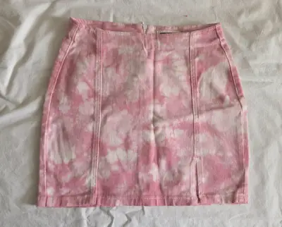 Falda corta tie-dye rosa - miniatura 1