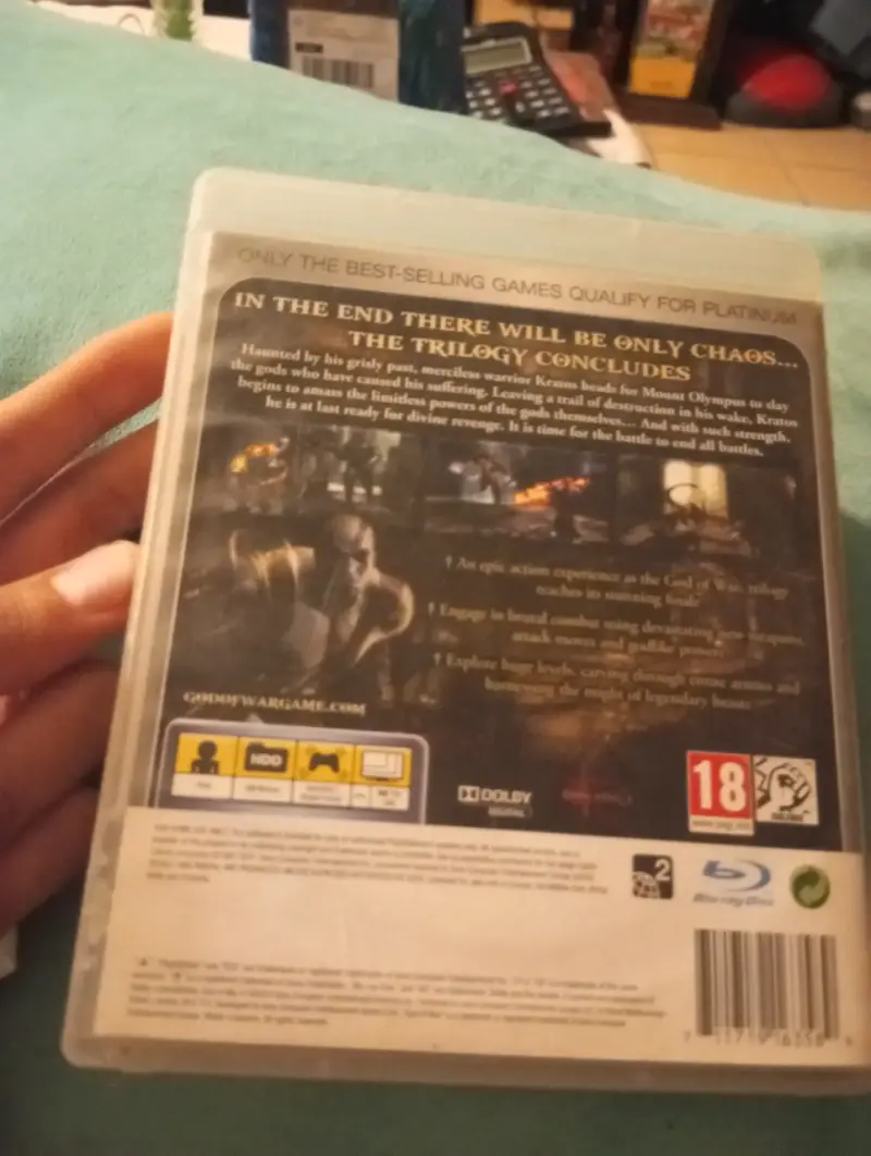 God of War 3 PS3 Original Completo Con Manual (Imp - 2