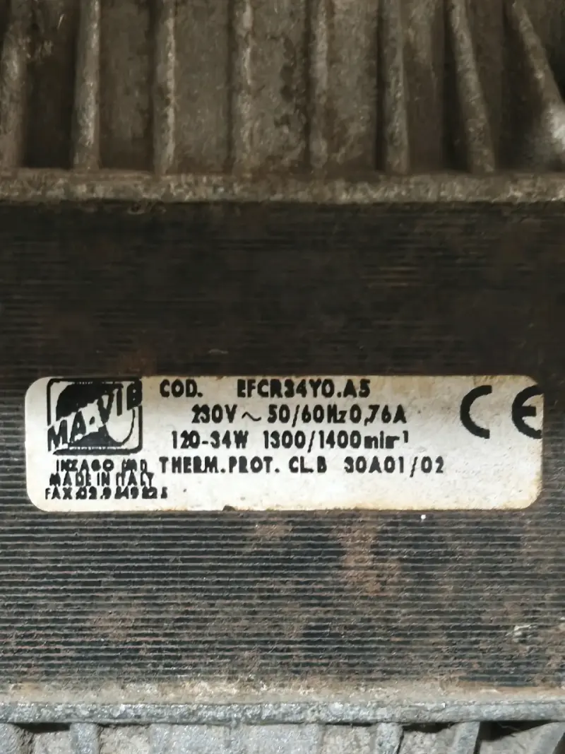 Ventilador industrial metálico usado - 3