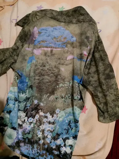 Camisa estampada colorida - miniatura 3