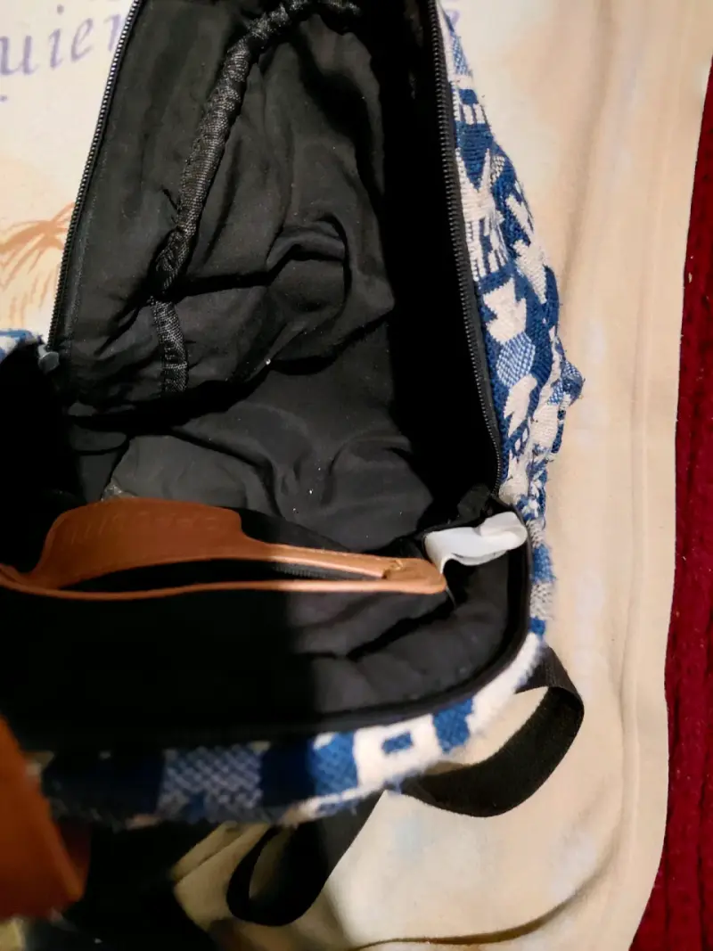 Mochila azul étnica - 3