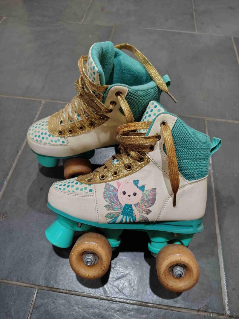 Patines infantiles coloridos - 1