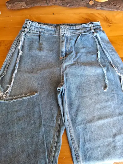 Jeans de mezclilla y short Ubrale - miniatura 3