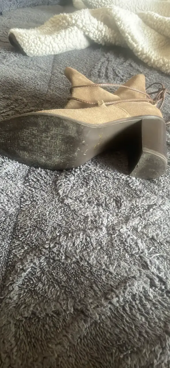 Botines de gamuza con tacón gacel - 5